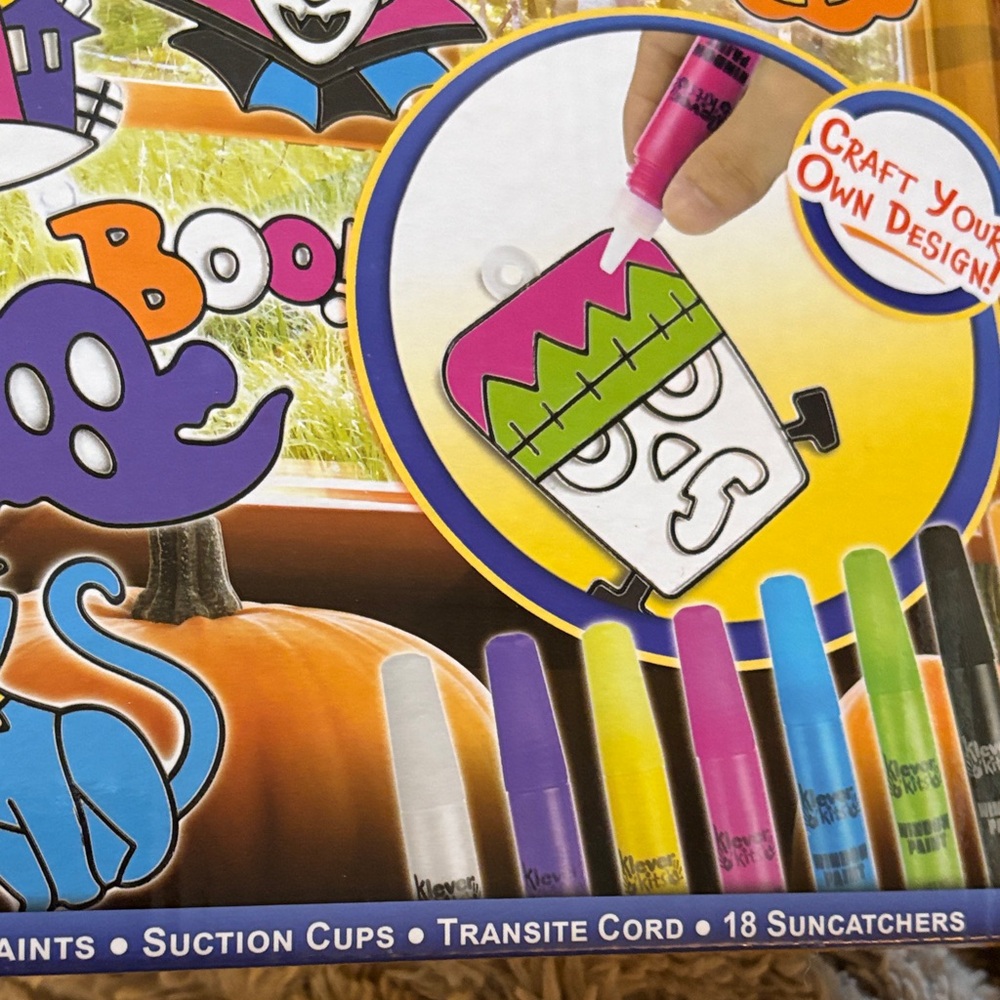 Halloween Window Craft Set - Multicolor - Picture 7 of 9